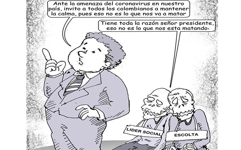  Las amenazas y el primer caso de Covid-19 en Colombia