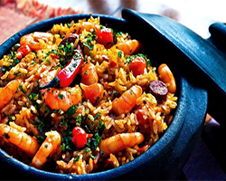  Arroz Frito con Camarones