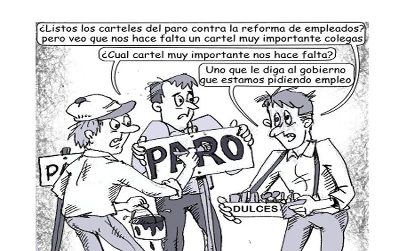  El paro y las peticiones al gobierno…