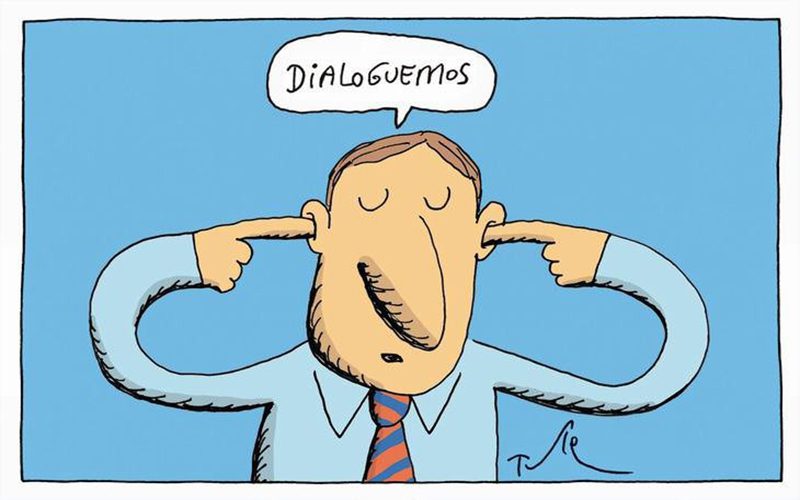  Dicen que así dialoga el gobierno en Colombia