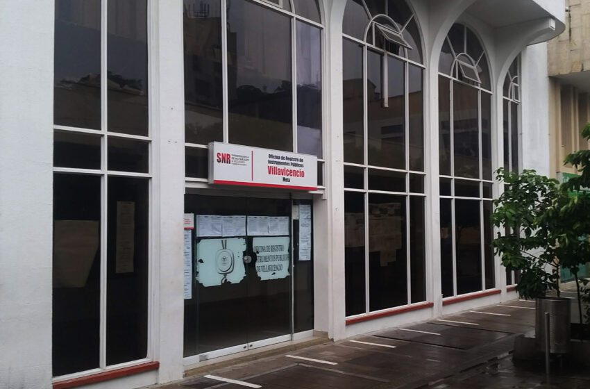  Este viernes reanudan actividades y atención al público en la oficina de registro de instrumentos públicos