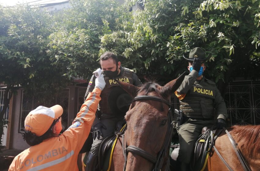  Policías a cuarentena en prevención contra el covid-19