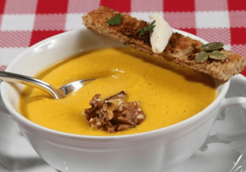  Crema de auyama, saludable y práctica