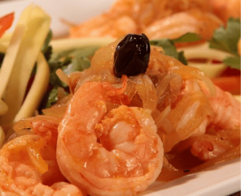  Camarones en salsa de mango ¡La combinación perfecta!