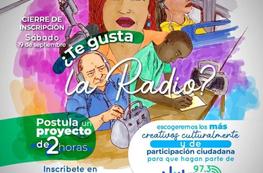  Abren convocatoria radial para programas culturales y de participación ciudadana