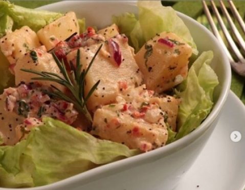  Ensalada de papas, un almuerzo ligero y lleno de energía