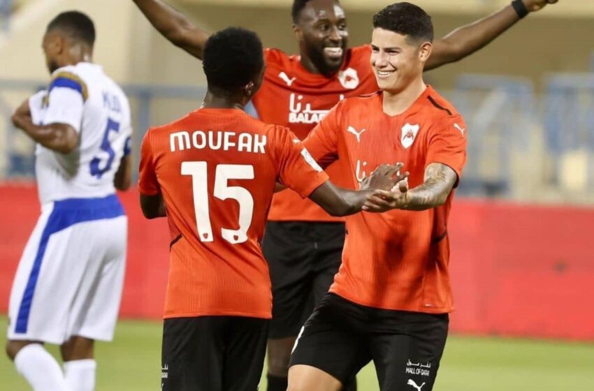  James se estrena con gol en el Al-Rayyan