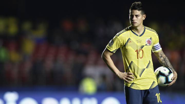  James estará dispuesto para jugar contra Perú y Argentina