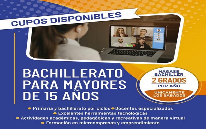  Para estudiar bachillerato en Cofrem, los sábados quedan cupos para estudiantes mayores de 15 años.