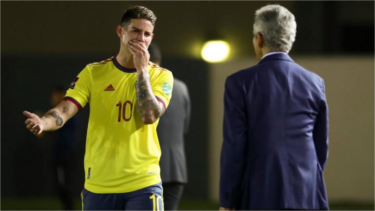  JAMES PONE EN DUDA SU CONTINUIDAD CON LA SELECCIÓN AL NO CLASIFICARSE A QATAR