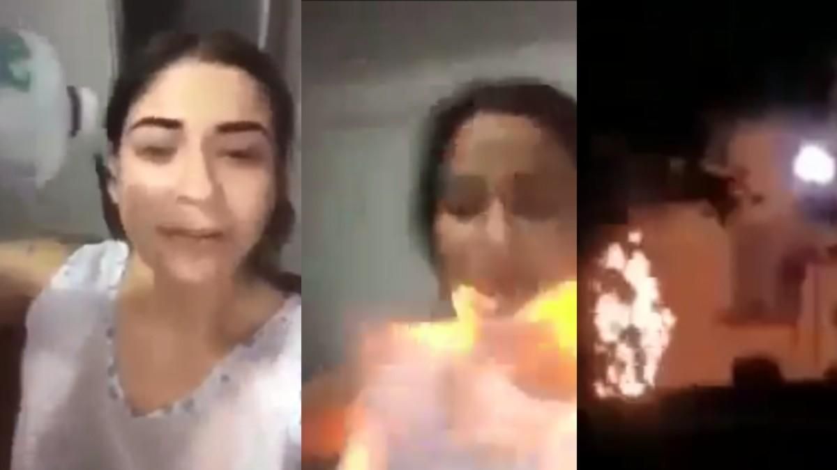  Joven mujer infiel a su marido, cuando éste la abandonó, para pagar su debilidad se regó gasolina, y murió quemada