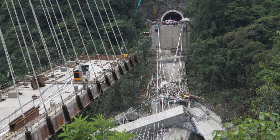 El colapso del puente Chirajara queda en la historia trágica de la vía Villavicencio Bogotá