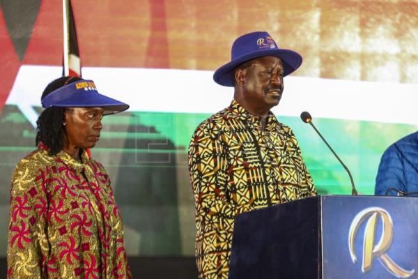 KENIA ELECCIONES – El ex primer ministro Odinga recurre el resultado de las elecciones de Kenia
