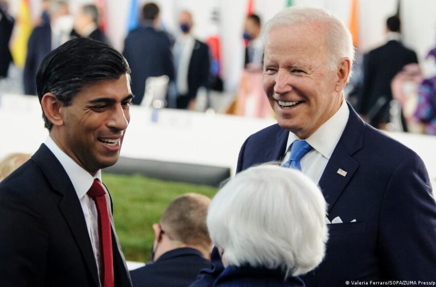  Joe Biden y Rishi Sunak firmaron acuerdo con la intensión de sumarán fuerzas a favor de Ucrania