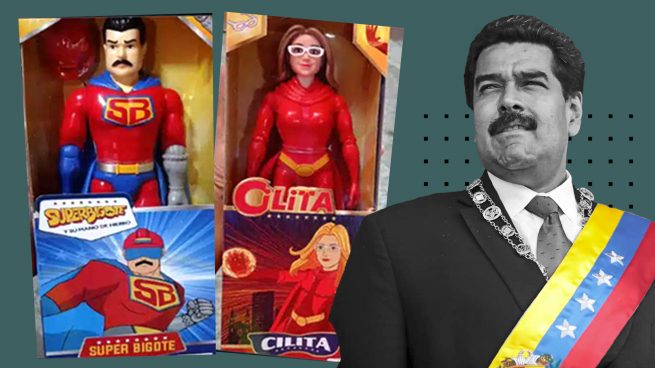  Muñeco de Nicolás Maduro, ‘Súper Bigote’, el regalo que Gobierno venezolano les dio a niños