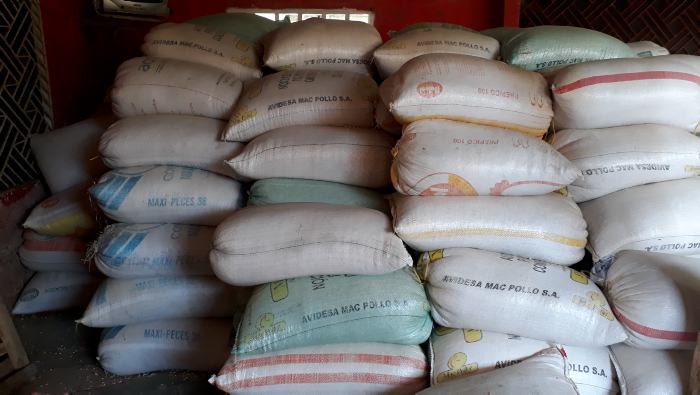  Los cogieron con diez bultos de maíz robados de una finca