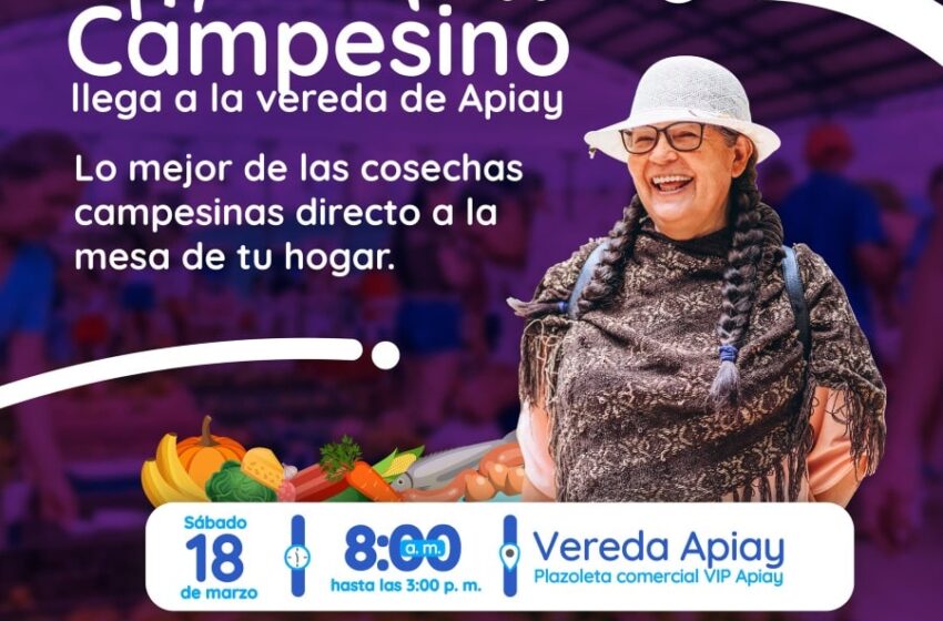  Mercado campesino mañana sábado en la vereda de Apiay