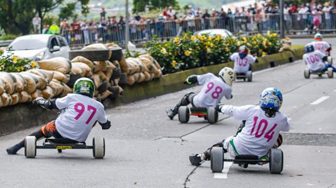  Este domingo 09 de julio competencia de vehículos de balineras en la recreovía