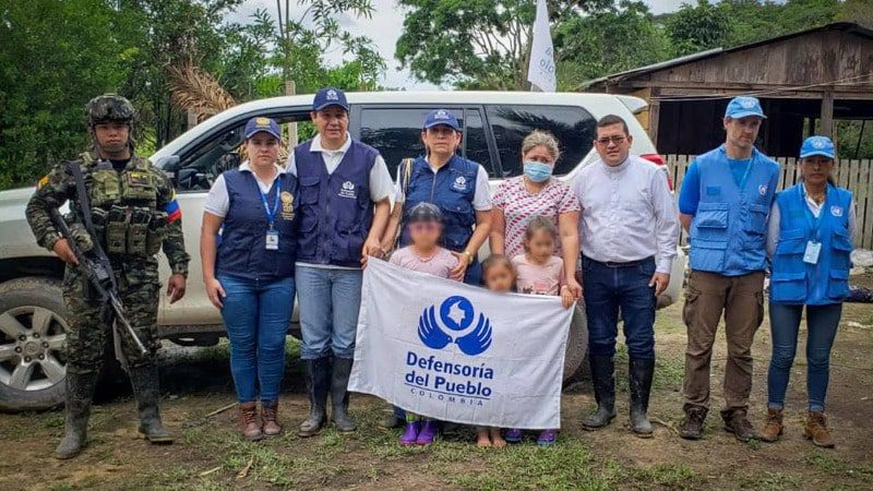  Liberadas dos menores de 7 y 8 años que estaban en poder de disidencias de ‘Iván Mordisco’