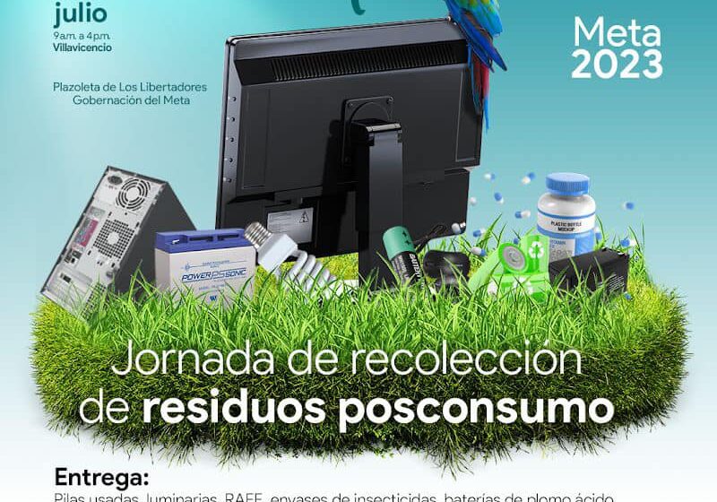  Cormacarena recibirá residuos posconsumo en la Plazoleta Los Libertadores