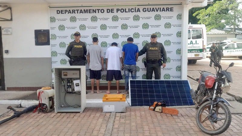  Bienes avaluados por $24 millones fueron hurtados por delincuentes en una finca en Guaviare. La alerta inmediata generada por vecinos permitió la captura de tres malhechores