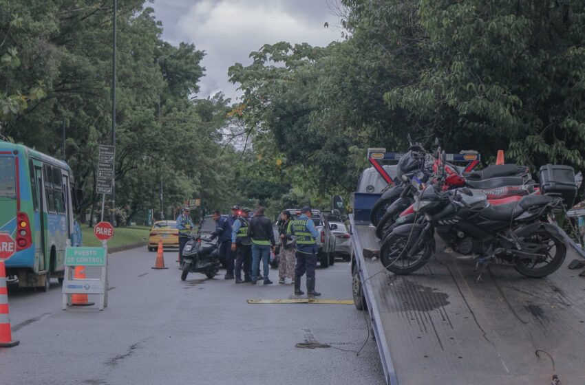  86 vehículos inmovilizados, ayer, en el día sin carro y sin moto