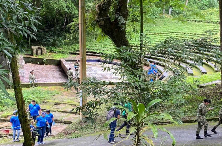  Trabajos de recolección de basuras, poda y embellecimiento a Cristo rey