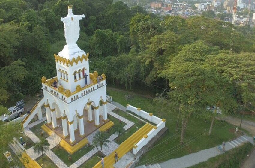  Jornada integral de limpieza, rocería e iluminación en el cerro Cristo Rey, viernes, 5 de julio
