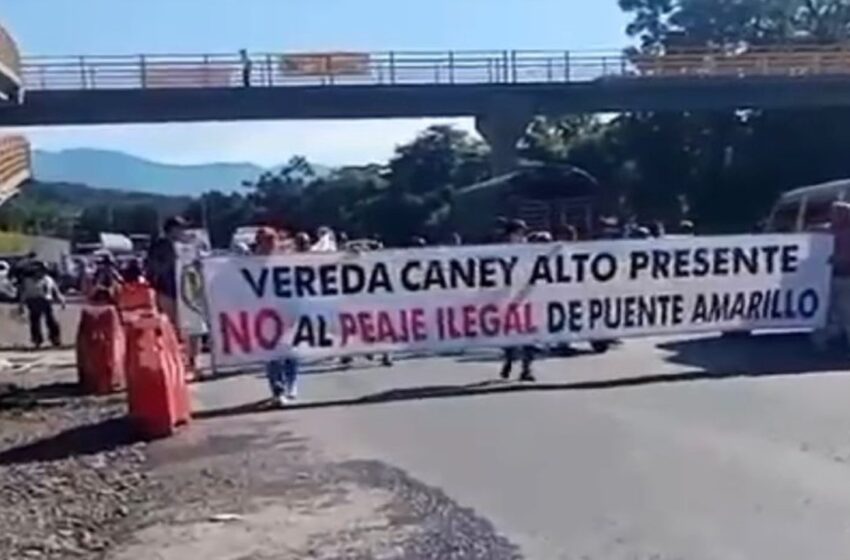  Sin acuerdos entre Gobierno y manifestantes contra el peaje puente Amarillo
