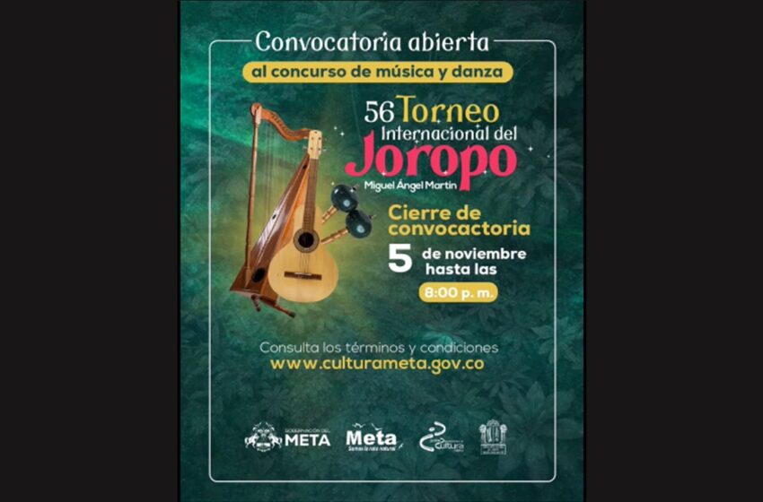  Abrieron convocatoria para concursar en Torneo Internacional del Joropo previsto del 26 al 30 de noviembre