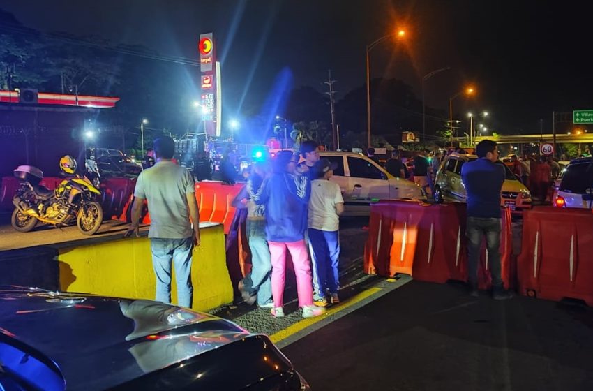  Protestaron taxistas por crimen de un compañero anoche en Villavicencio