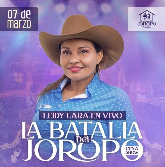Esta noche en Corculla: Leidy Lara en concierto